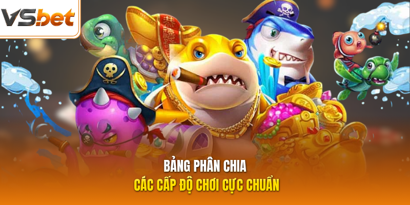 Bảng phân chia các cấp độ chơi cực chuẩn