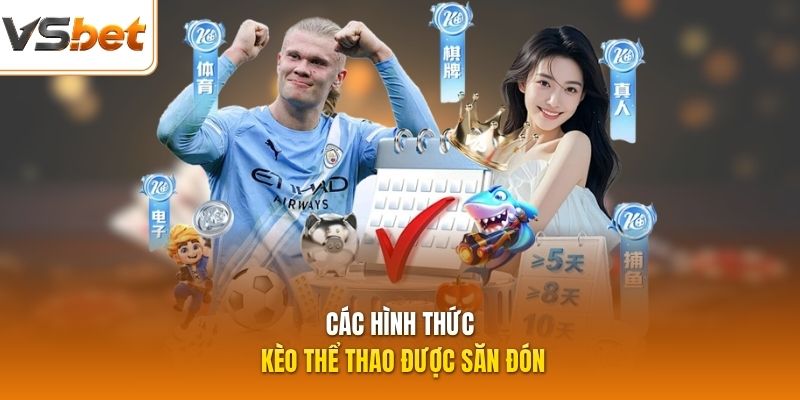 Các hình thức kèo thể thao được săn đón