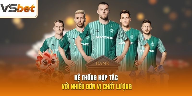 Hệ thống hợp tác với nhiều đơn vị chất lượng